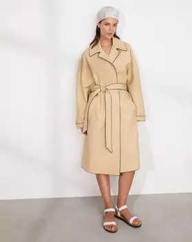 Плащ с поясом