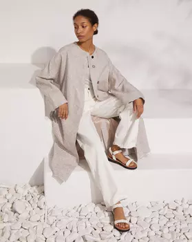 Плащ с поясом