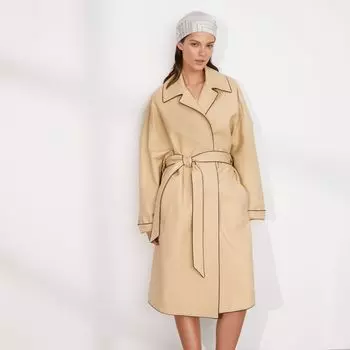 Плащ с поясом