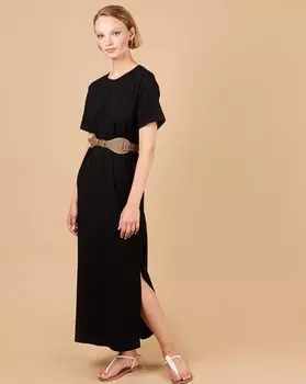 Платье-футболка с разрезами M