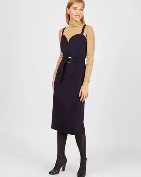 Платье-комбинация из кашемира L