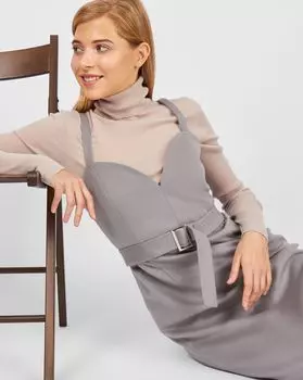 Платье-комбинация из кашемира M