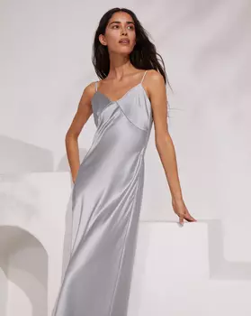 Платье комбинация из шелка