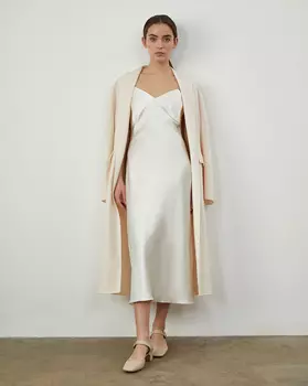 Платье-комбинация из шелка