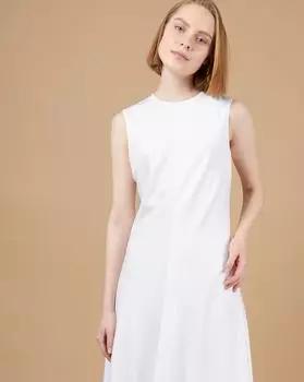 Платье миди без рукавов XS