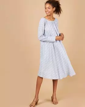 Платье миди с вырезом на спине M