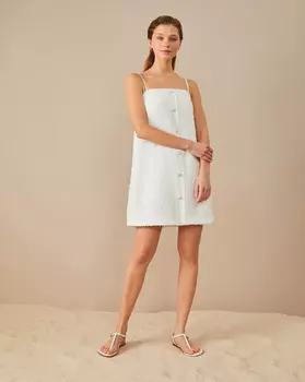 Платье мини (Белый)