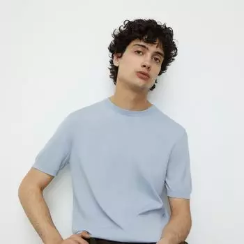 Джемпер из шелка и хлопка 12 STOREEZ