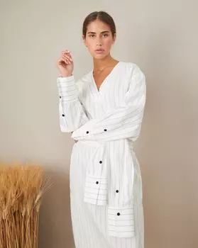 Платье-рубашка с поясом