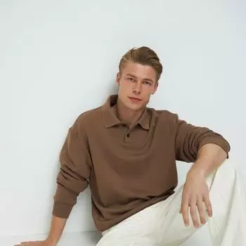 Толстовка с воротником поло 12 STOREEZ