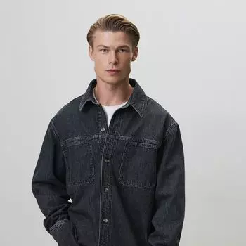 Рубашка джинсовая с карманами 12 STOREEZ
