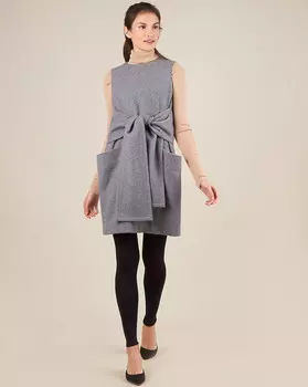 Платье с объёмными карманами XS