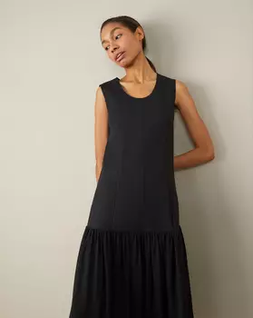 Платье с заниженной талией S