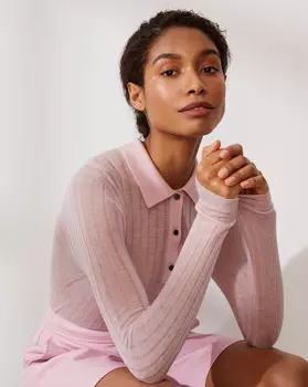 Поло из супертонкой шерсти