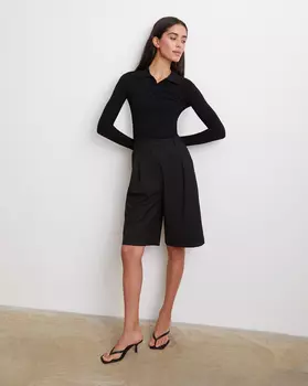 Поло с длинным рукавом