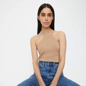 Топ трикотажный с вырезом «халтер» 12 STOREEZ