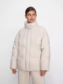 Пуховик из смесовой шерсти