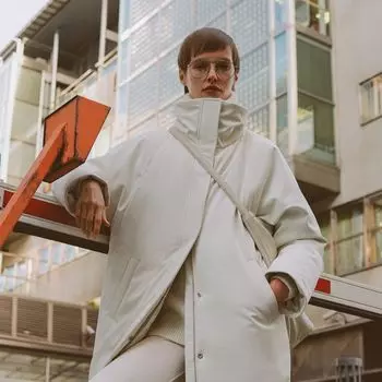 Пуховик объемный удлиненный 12 STOREEZ