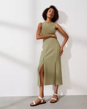 Рельефная юбка из хлопка