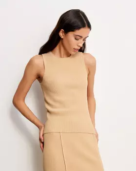 Рельефный топ из хлопка