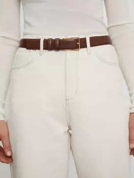 Ремень с прямоугольной пряжкой