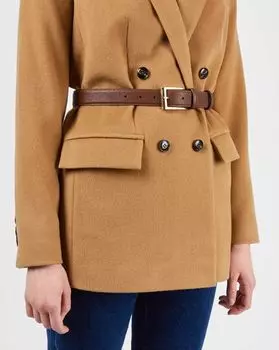 Ремень широкий с квадратной пряжкой M