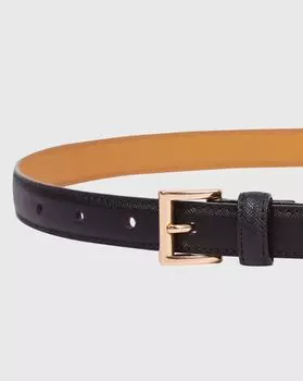 Ремень узкий с квадратной пряжкой S