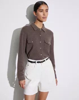 Рубашка из кашемира и шерсти