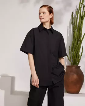 Рубашка из органического хлопка с коротким рукавом