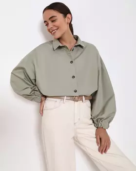 Рубашка из плотного хлопка