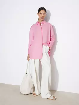 Рубашка объемная с широкими манжетами