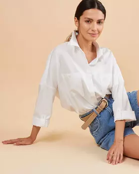 Рубашка с карманами One size