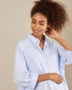 Рубашка с карманами One size