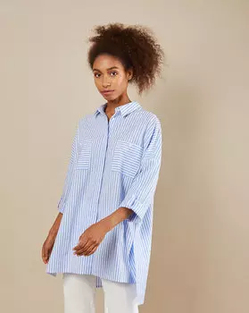 Рубашка с карманами One size