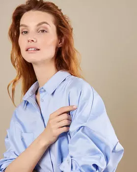 Рубашка с карманами One size