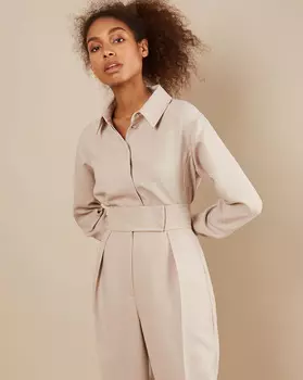 Рубашка с потайной застежкой