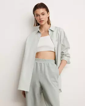 Рубашка с треугольными вставками