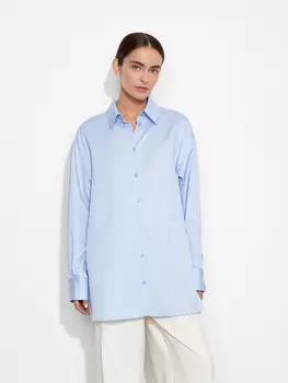 Рубашка с треугольными вставками