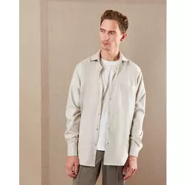 Рубашка свободного кроя с карманом XXL