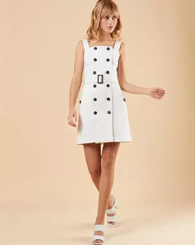 Сарафан мини в стиле сафари S