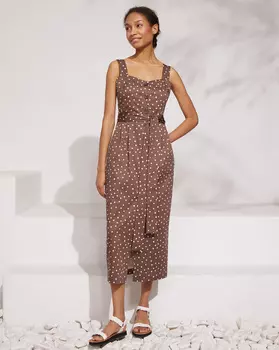 Сарафан на широких бретелях