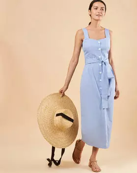 Сарафан на широких бретелях XS