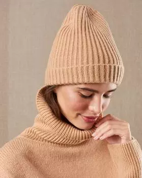 Шапка из кашемира и шерсти One size