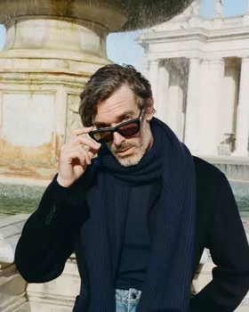 Шарф из кашемира и шерсти