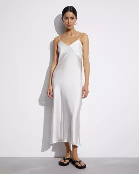 Платье-комбинация шелковое