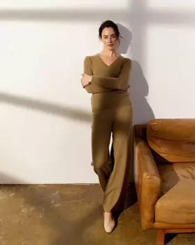 Брюки широкие