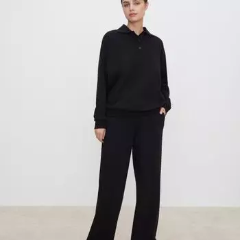 Брюки широкие со стрелками