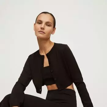 Кардиган из ажурного трикотажа 12 STOREEZ