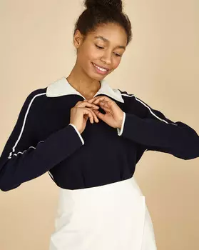 Свитер на молнии S