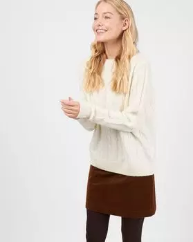 Свитер с косами S